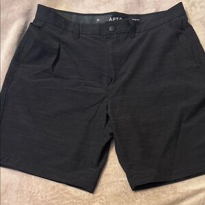 Apt. 9 Men's Charcoal Flat Front Shorts